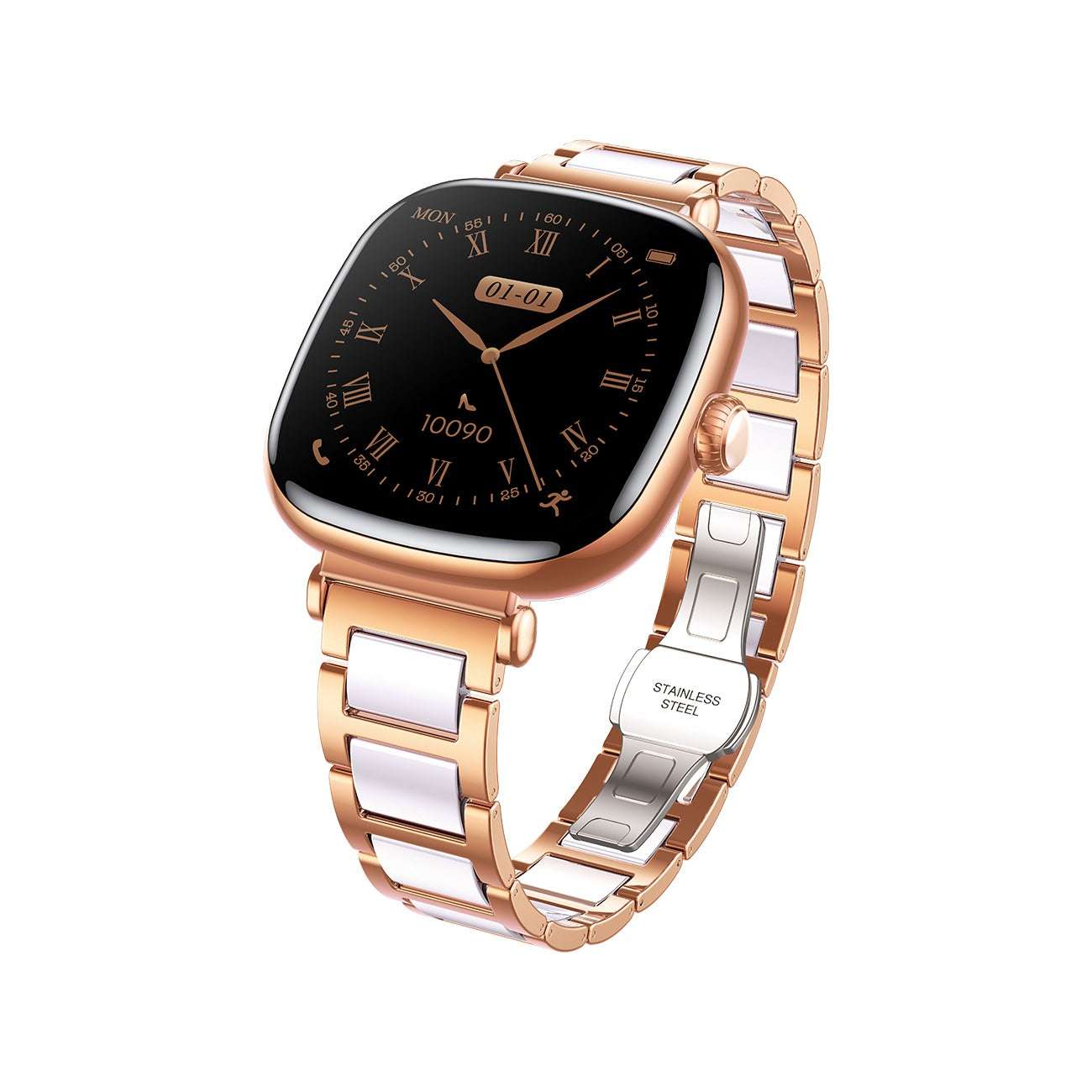 JR-FS1 Lady Smart Watch (Answer/Make Call) - ساعة JR-FS1 الذكية للسيدات (الرد على المكالمات/إجراؤها)