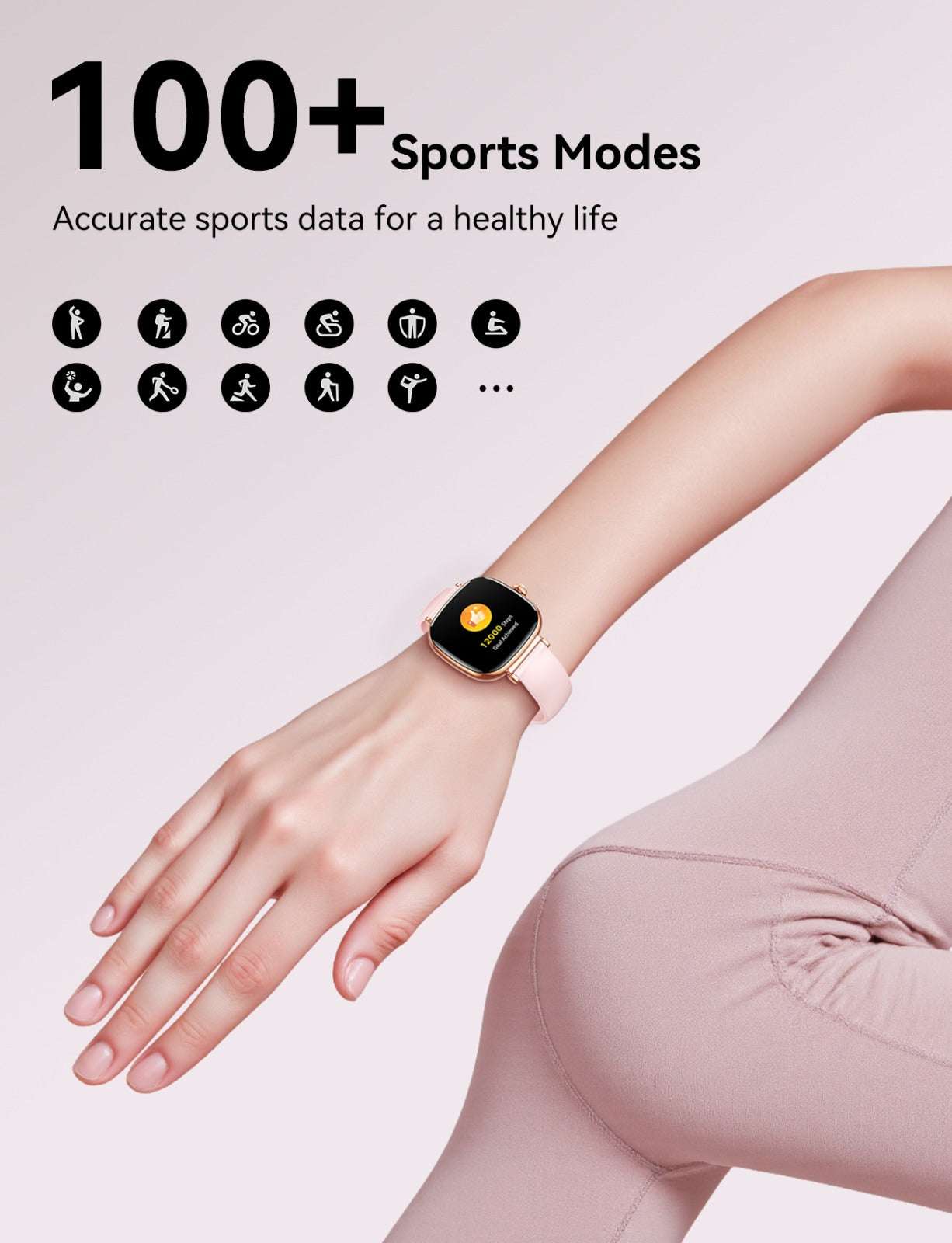 JR-FS1 Lady Smart Watch (Answer/Make Call) - ساعة JR-FS1 الذكية للسيدات (الرد على المكالمات/إجراؤها)