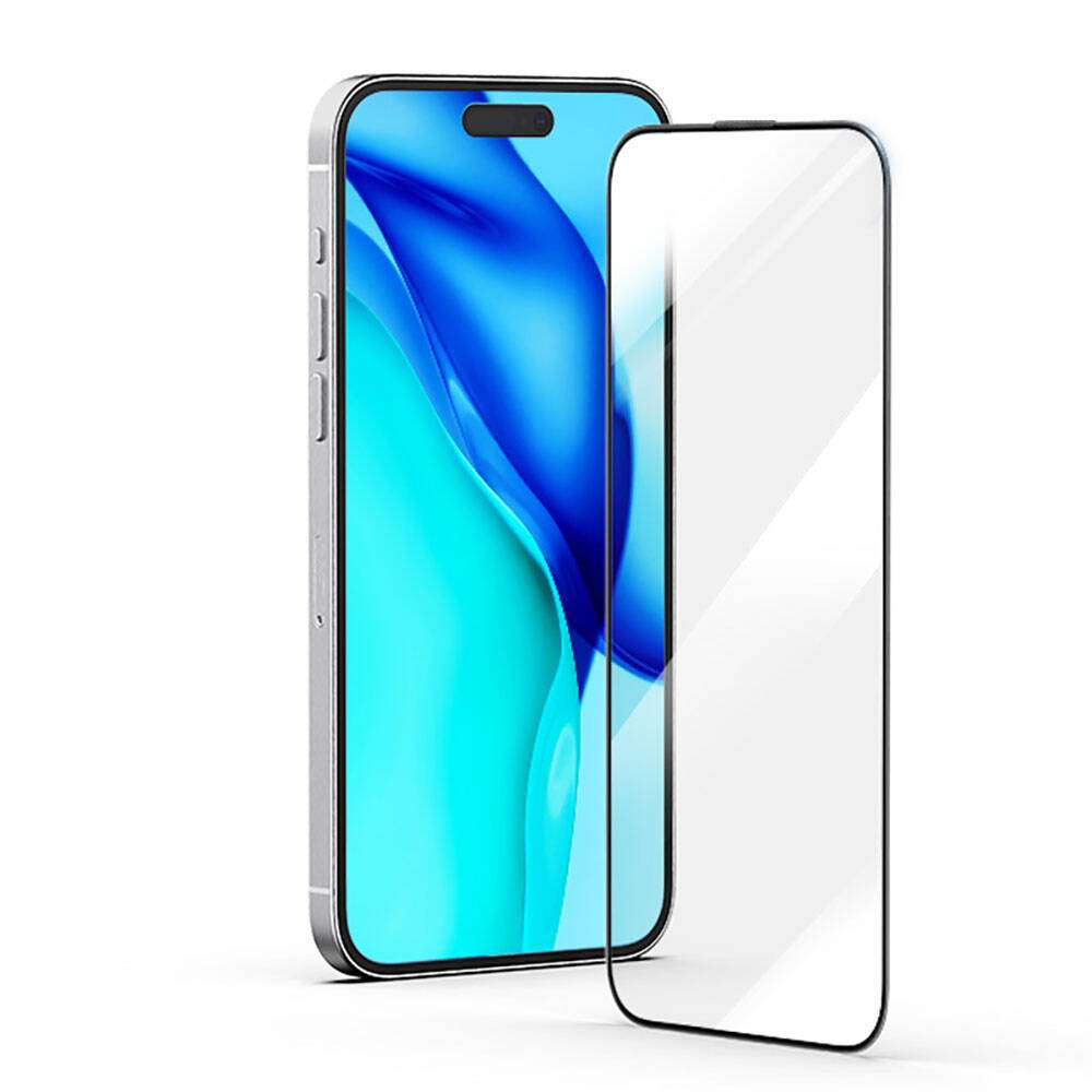 Recci iPhone 15 Full Transparency Tempered Film