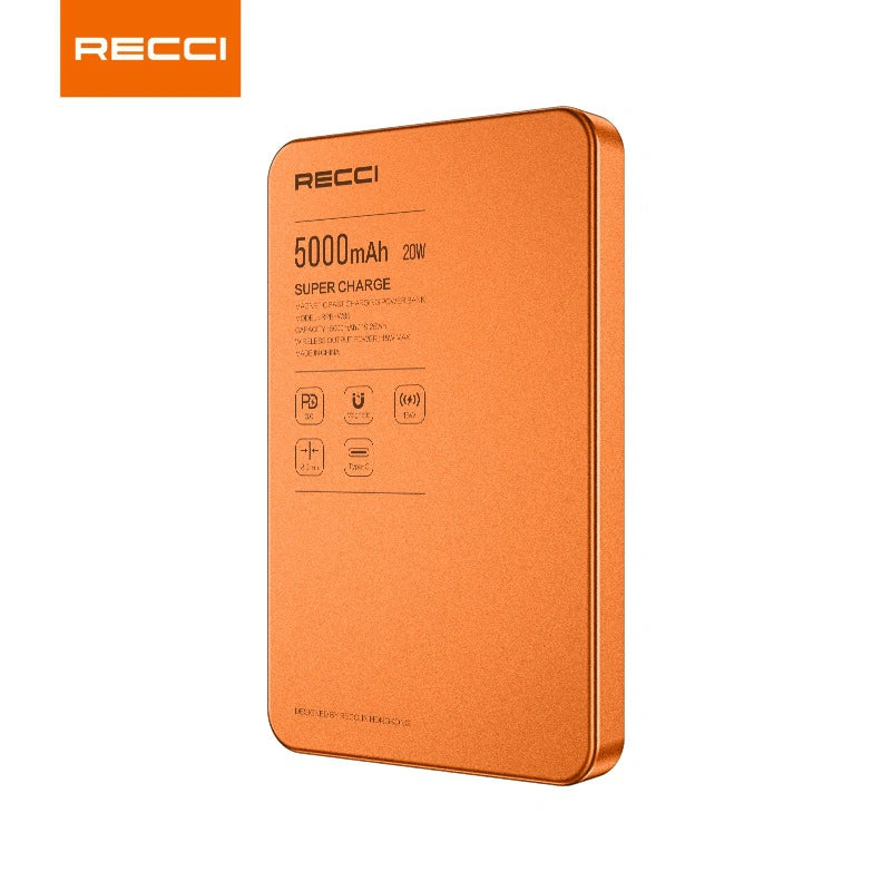 Recci RPB-W35 Magnetic Power Bank 5000mAh - PD 20W