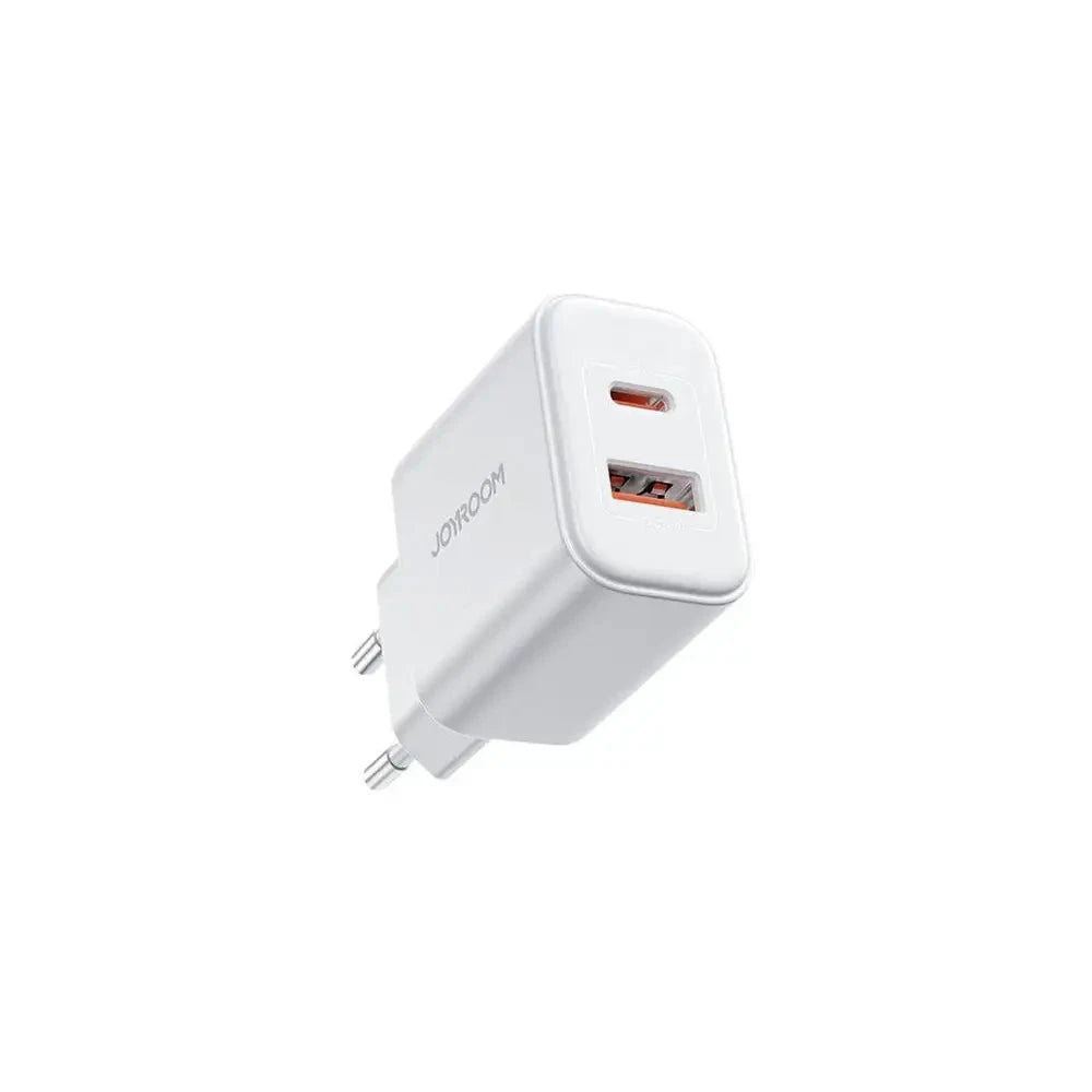Joyroom JR-TCF05 Wall Charger, 20W, Dual Port - White