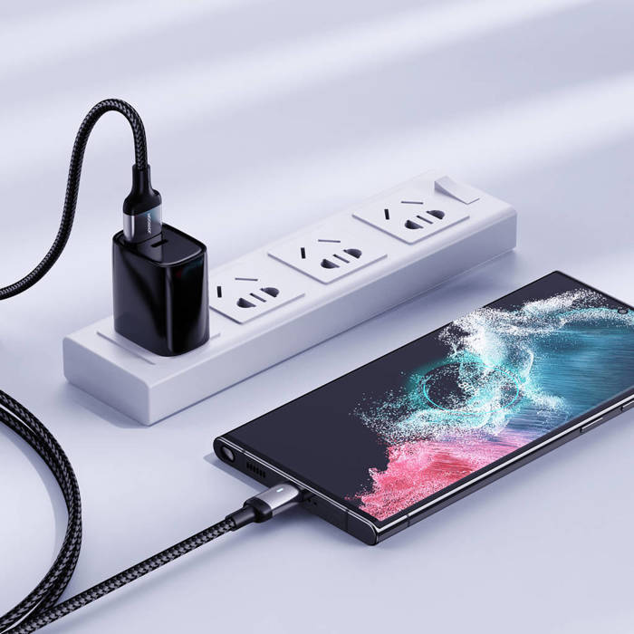 JOYROOM USB CABLE - USB C 3A FOR FAST CHARGING AND DATA TRANSFER A10 SERIES 2 M BLACK (S-UC027A10)