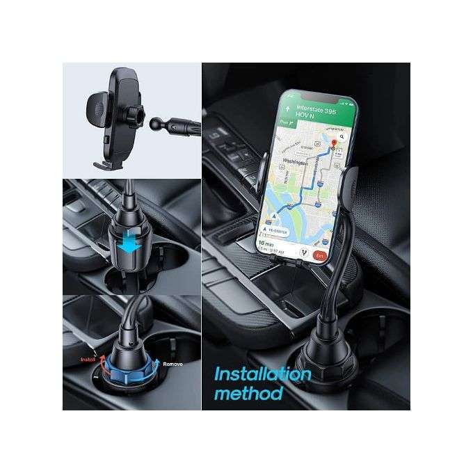 JOYROOM JR-ZS259 Mechanical Car Holder - Cup holder - Black