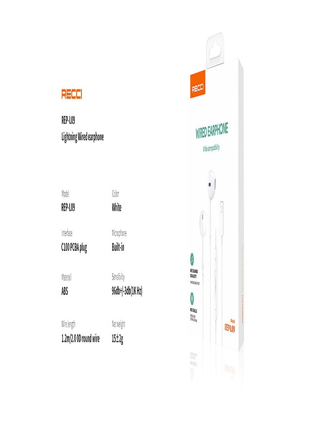 Recci WIRED EARPHONE REP-L09 - Trust Egypt
