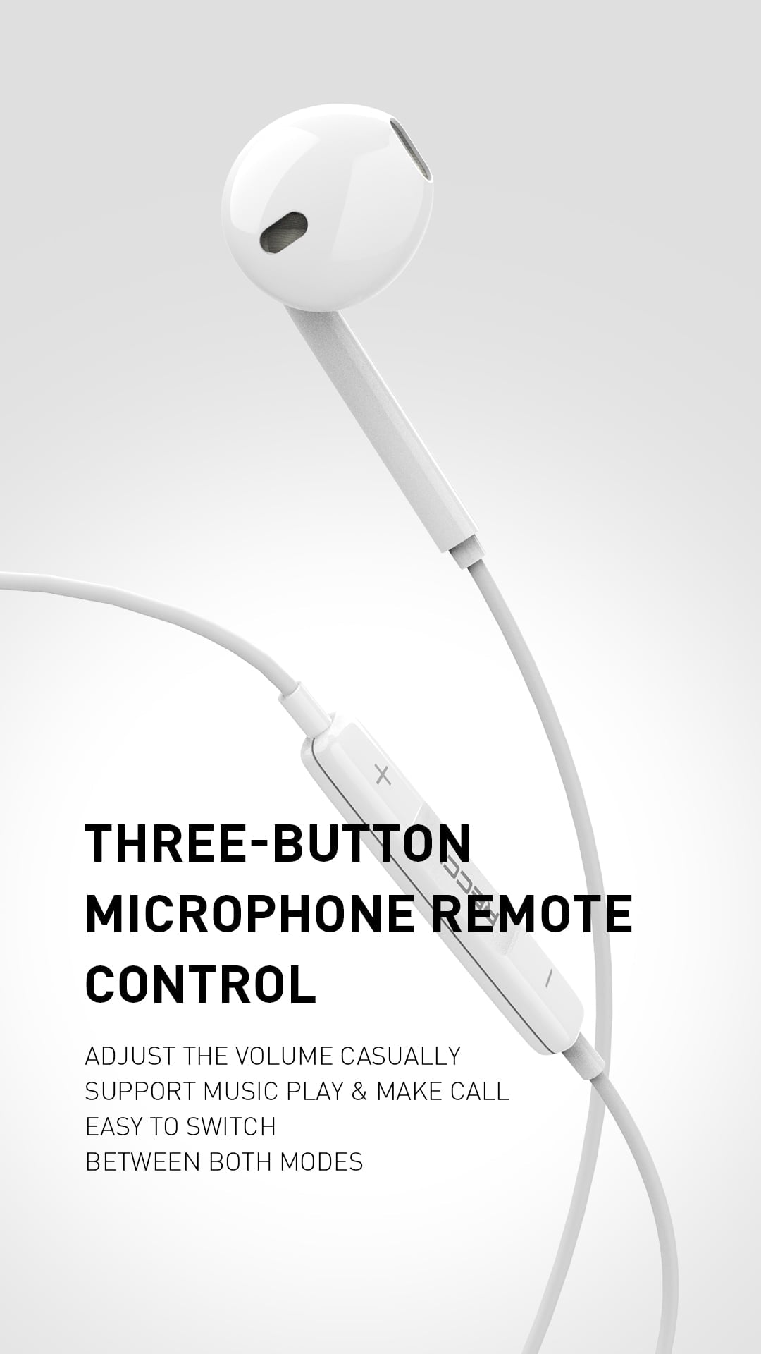 Recci Wired headphone White REP-L07 - Trust Egypt